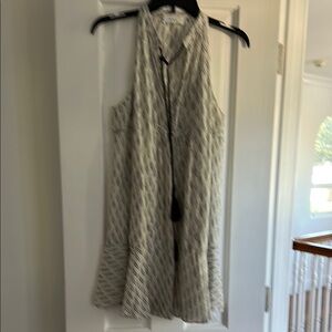 Elegant Black and White Women's Top